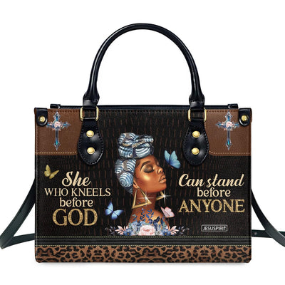 Jesuspirit Leather Handbags For Women - Bible Bags Religious Bag - Christian Gifts For Women (Black Women Medium)