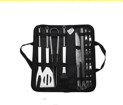 20-Piece Stainless Steel BBQ Tool Set for Grilling