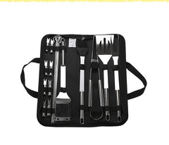 20-Piece Stainless Steel BBQ Tool Set for Grilling