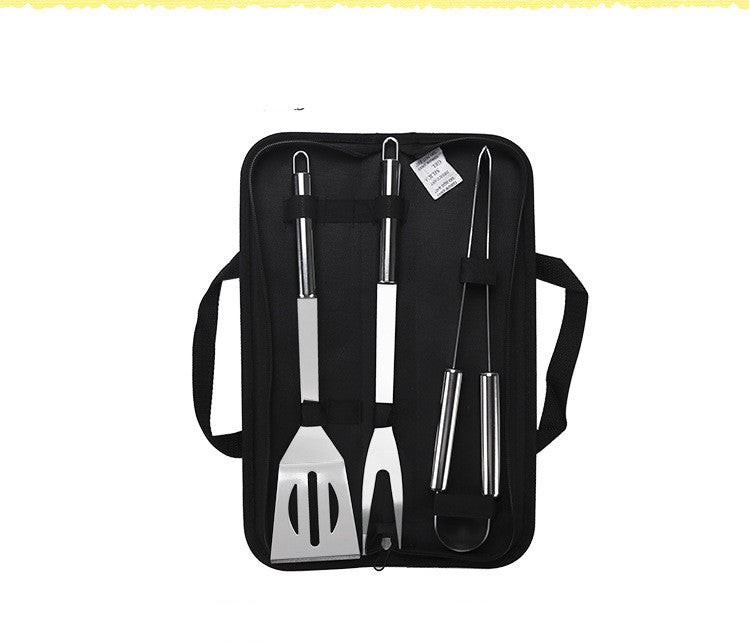 20-Piece Stainless Steel BBQ Tool Set for Grilling