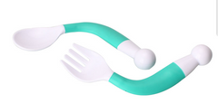 Curved Training Cutlery Set for Babies and Toddlers