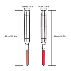 Stainless Steel BBQ Tongs for Grilling Meat and Veggies