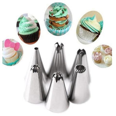 Stainless Steel Cake Baking and Decorating Nozzles